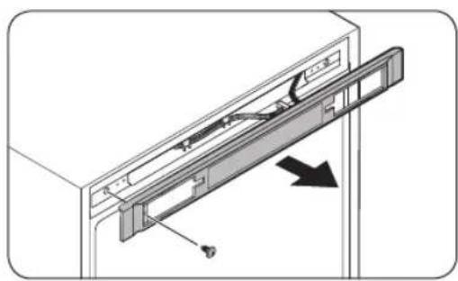 SAMSUNG RZ32M7120WW - ÉTAPE 5 Remettre en place la porte du congélateur - 1
