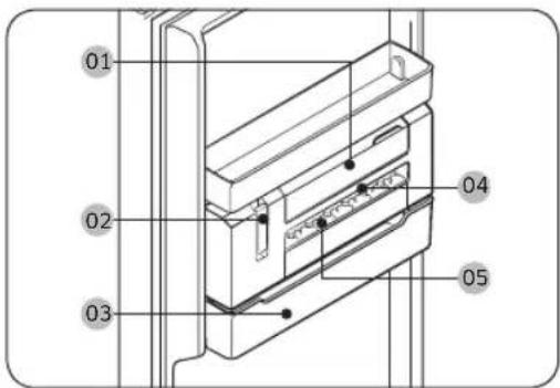 SAMSUNG RZ32M7120WW - Machine à glaçons fine (modèles applicables uniquement) - 1