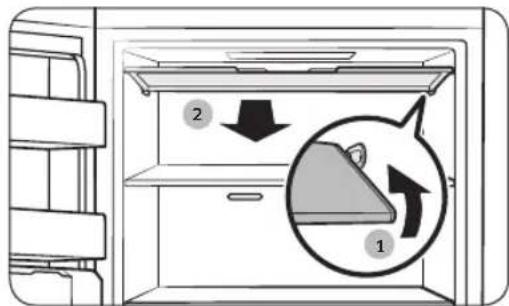SAMSUNG RZ32M7120WW - Top shelf cover (applicable models only) - 1
