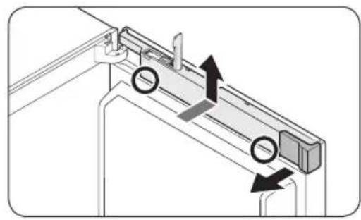 SAMSUNG RZ32M7120WW - STEP 2 Remove the freezer door - 1