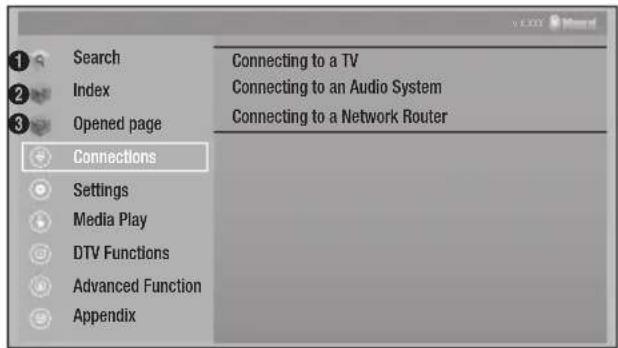 SAMSUNG BDH8500M - De e-Manual gebruiken - 2
