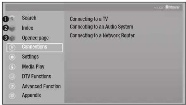 SAMSUNG BDH8500M - The E-manual Screen - 1