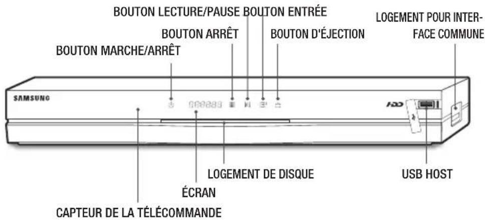 SAMSUNG BDE8900 - Panneau avant - 1