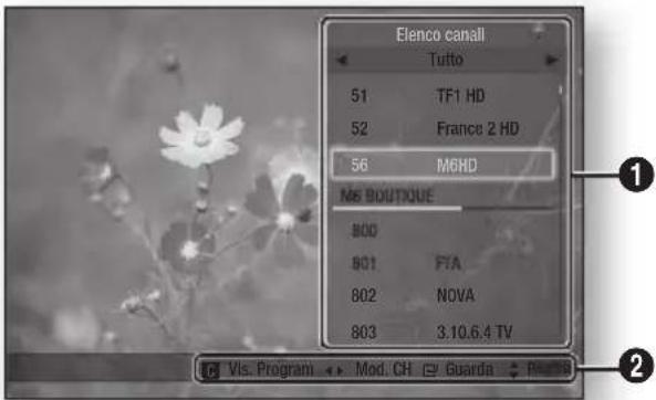SAMSUNG BDE8900 - Elenco canali - 1