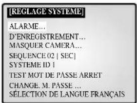 SAMSUNG SMO210TRP - REGLAGE SYSTEME - 1