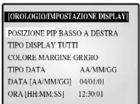 SAMSUNG SMO210TRP - OROLOGIO/IMPOSTAZIONE DISPLAY - 1