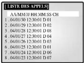 SAMSUNG SMO210TRP - LISTE DES APPELS - 1
