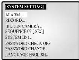 SAMSUNG SMO150TRP - SYSTEM SETTING - 1