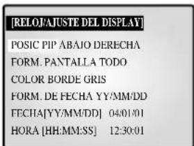 SAMSUNG SMO150TRP - RELOJ/AJUSTE DEL DISPLAY - 1