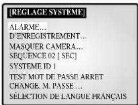 SAMSUNG SMO150TRP - REGLAGE SYSTEME - 1