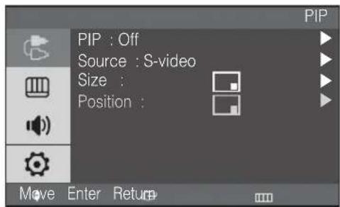 SAMSUNG SMT1721P - PIP Position select (VGA mode only) - 1