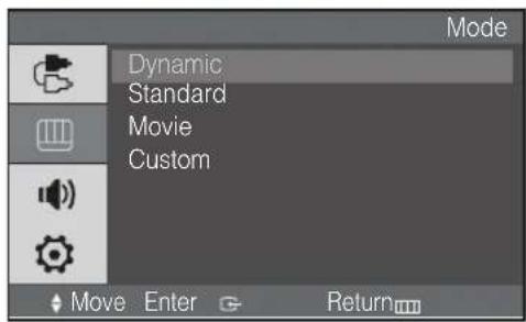 SAMSUNG SMT1721P - Mode:Dynamic,Standard,Movie, Custom - 2
