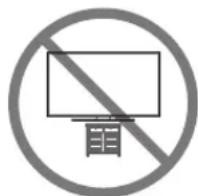 SAMSUNG UE55MU8000T - Precauzioni di sicurezza: Fissaggio del teileisore alla parete per impedirne la caduta - 1