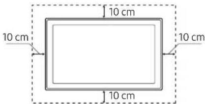 SAMSUNG UE55MU8000T - Ausreichende Belüftung Ihres Geräts - 2
