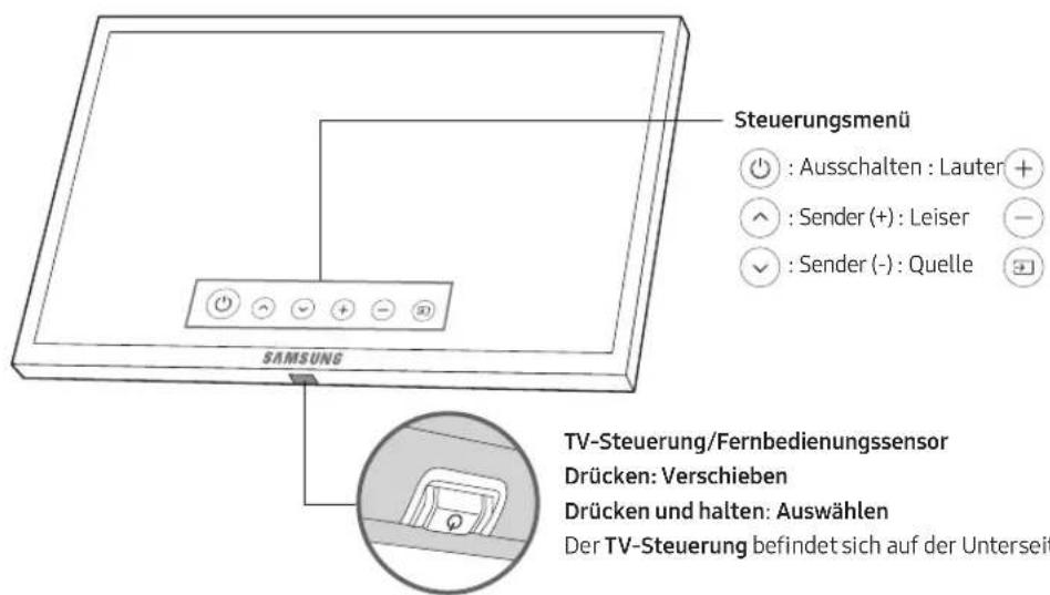 SAMSUNG UE55MU8000T - Verwendendes TV-Steuerungs - 1