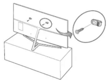 SAMSUNG UE55MU8000T - Preventing the TV from falling - 1