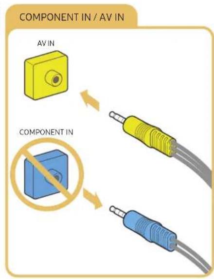 SAMSUNG UE49NU7500U - COMPONENT IN / AV IN n) Composite nnnnnn - 2