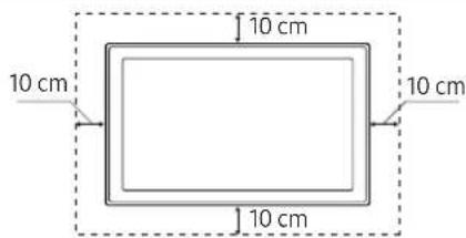 SAMSUNG UE32M5605AK - Tillhandahalla fullgod ventilation for din TV - 2
