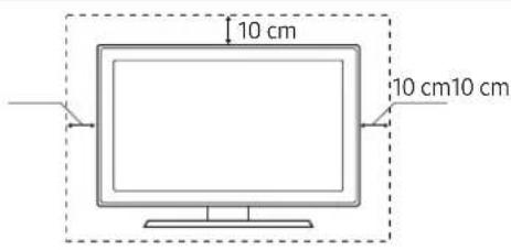 SAMSUNG UE32M5505AK - Fornecimento de ventilação adequada para o televisor - 1