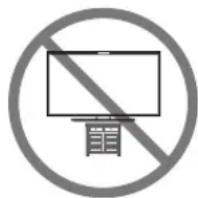 SAMSUNG UE32M5505AK - Précautions de sécurité : Fixer le téléviseur au mur pour éviter toute chute - 1