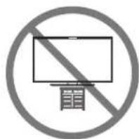 SAMSUNG UE32M5505AK - Precaução de segurança: Fixação do televisor à parede de modo a evitar quedas - 1