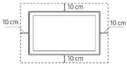 SAMSUNG UE32M5505AK - Providing proper ventilation for your TV - 2