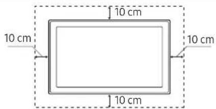 SAMSUNG UE32M5505AK - Television ilmankierron takaaminen - 2
