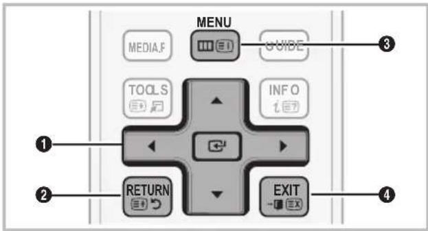 SAMSUNG UE46C6000RK - How to Navigate Menus - 1