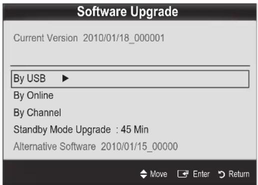 SAMSUNG UE46C6000RK - Software Upgrade - 1