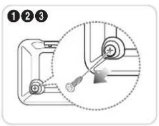 SAMSUNG UE46C6000RK - Assemblage du cordon d'alimentation - 1