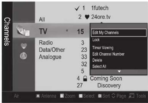 SAMSUNG UE46C6000RK - My Channels - 1