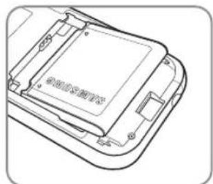 SAMSUNG UE40C9000SW - Insertion de la batterie - 2