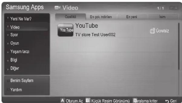 SAMSUNG UE40C9000SW - Samsung Apps - 1