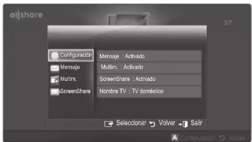 SAMSUNG UE40C9000SW - Configuración - 1