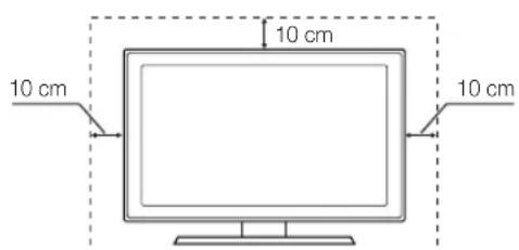 SAMSUNG UE40C9000SW - Sécurisation de l'espace d'installation - 1