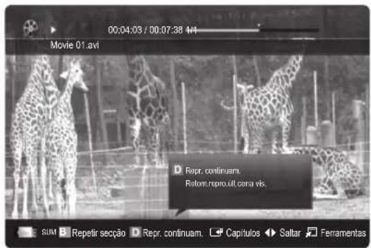 SAMSUNG UE40C9000SW - Reproduzir o programa de televisao gravado - 1
