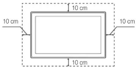 SAMSUNG UE40C9000SW - Installation with a stand. Installation with a wall-mount. - 2