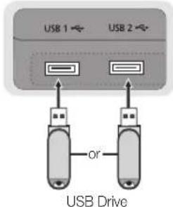 SAMSUNG UE40C9000SW - Connecting a USB Device - 1