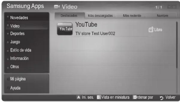 SAMSUNG UE40C9000SW - Samsung Apps - 1