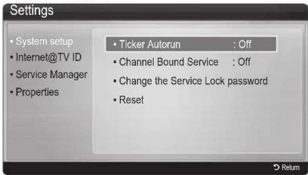 SAMSUNG UE40C9000SW - Settings - 1