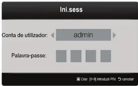 SAMSUNG UE40C9000SW - Inicio de sessao da conta - 1