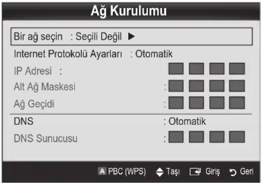 SAMSUNG UE40C9000SW - PBC (WPS) kullanilarak{nasil kurulur - 1