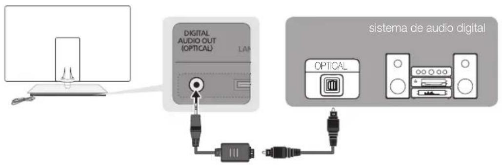 SAMSUNG UE40C9000SW - Uso de una connexion de cable optico (digital) - 1