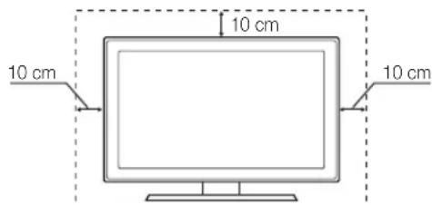 SAMSUNG UE40C9000SW - Namestitev s stojalom. Namestitev z opremo za pritrditev na steno. - 1