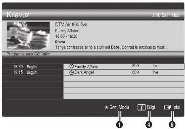 SAMSUNG UE40C9000SW - Programlanmis Gorunumu Kullanma - 1