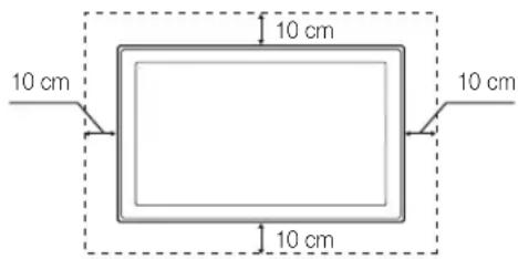 SAMSUNG UE40C9000SW - Bir standla monte etme. Bir duvar montajiyla monte etme. - 2