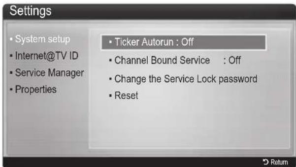 SAMSUNG UE40C9000SW - Settings - 1