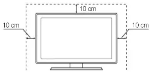 SAMSUNG UE40C9000SW - Bir standla monte etme. Bir duvar montajiyla monte etme. - 1