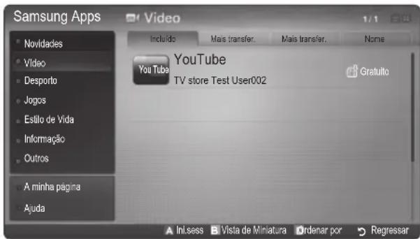 SAMSUNG UE40C9000SW - Samsung Apps - 1