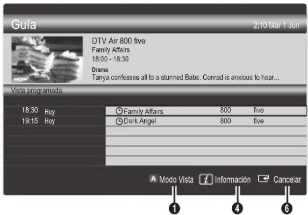 SAMSUNG UE40C9000SW - Uso de la vista planificada - 1